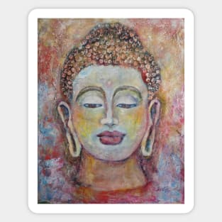 Just be,  love and compassion Buddha impression Sticker